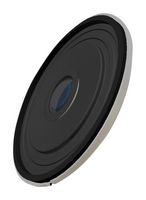 PUI AUDIO AS04008PR-WR-R Speaker, 700 Hz to 4.8 kHz, 4 ohm, 800 mW, 94 dBA, Round, Bare Mount