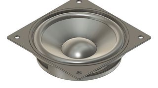 PUI AUDIO AS05004PS-2-F-WP-R Speaker, 19kHz to 200Hz, 4 ohm, 80dB, 4W, Round with Square Frame, Panel Mount