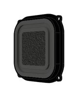 PUI AUDIO AS06008PS-R Speaker, 18kHz to 160Hz, 8 ohm, 99dBA, 15W, Round with Square Frame, Panel Mount
