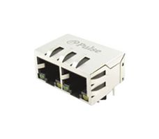 PULSE ELECTRONICS JXD0-2005NL Modular Connector, RJ45 Jack, 1 x 1 (Port), 8P8C, Cat3, Cat5, Through Hole Mount