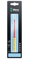WERA K K VDE 3060 IS 0,8X4,0X157MM TIE SB Interchange Screwdriver, VDE, Slotted, 0.8 mm x 4 mm x 157 mm
