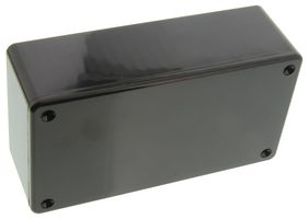 HAMMOND 1591CBK Plastic Enclosure, Flame Retardant, Multipurpose, ABS, 120 mm, 65 mm, 40 mm, IP54