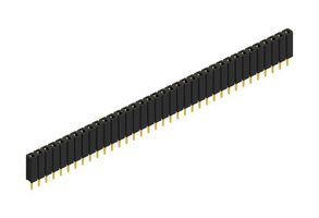 FISCHER ELEKTRONIK BL 1 36 G PCB Receptacle, Board-to-Board, 2.54 mm, 1 Rows, 36 Contacts, Through Hole Straight, BL 1 Series