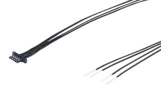 MOLEX 2263921063 Cable Assembly, Zero-Hachi Receptacle to Free End, 6 Ways, 0.8 mm, 1 Row, 300 mm, 11.8 "