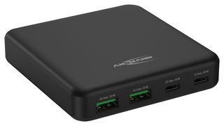 ANSMANN 1001-0141-44 Battery Charger, Desktop, EU, UK Plug, 240 VAC Supply, 1.5A, 20 VDC Out, 65 W Power