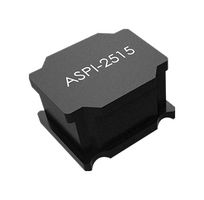 ABRACON ASPI-2515-3R3M-T2 Power Inductor (SMD), 3.3 µH, 1.4 A, Shielded, 1.15 A, ASPI-2515 Series