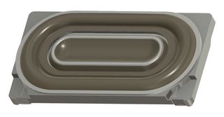PUI AUDIO AS02404PO Speaker, General Purpose, 450Hz to 20kHz, 4 ohm, 2.5W, 92 dB, Oval w/ Rectangular Frame, Panel Mount
