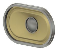 PUI AUDIO AS05808PO-WP Speaker, General Purpose, 250 Hz to 20 kHz, 8 ohm, 7 W, 102 dB, Oval, Bare Mount