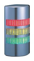 PATLITE WE-302-RYG Signal Tower, 3 Tier, Amber/Green/Red, Wire Leaded, Continuous, 24 V, IP65, WE Series