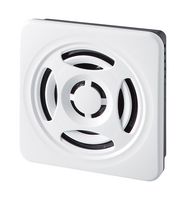 PATLITE BSV-24P-W Speaker, 15 Tone, 87 dB, 24 VDC, Off White Cover, 1 kHz, IP54, -10 to 50 ° C, 75 mm D, BSV Series