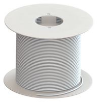 CAL TEST ELECTRONICS CT2799A-9-100 Wire, Silicone, White, 18 AWG, 195 x 0.07mm, 328.08 ft