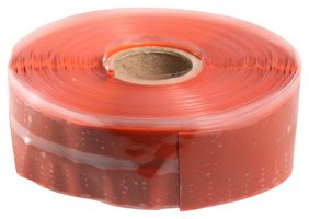 TE CONNECTIVITY - AMP 608036-1. Tape, Fusion, General Purpose, Silicone Adhesive, Red, 20.1 mil (0.51 mm), 36 ft, 10.97 m