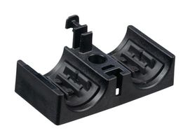 PANDUIT HV19CC2-C370 Fastener, 2Pos, Screw Mount Cable Clamp, 6.5 mm