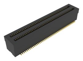 AMPHENOL COMMUNICATIONS SOLUTIONS 10165431-409000LF Mezzanine Connector, Receptacle, 0.5 mm, 2 Rows, 90 Contacts, Surface Mount, Phosphor Bronze
