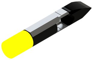 MARL 209-521-22-38 LED Replacement Lamp, Telephone Slide, Yellow, T-5 1/2, 500 mW, 591 nm, 16 cd