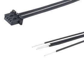 MOLEX 226421-1042 Cable Assembly, OneBlade Receptacle to Free End, 4 Ways, 1 mm, 1 Row, 150 mm, 5.9 "