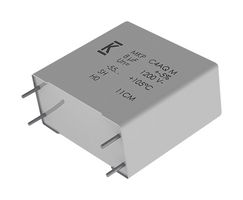 KEMET C4AQPBW5100M3JJ Power Film Capacitor, Metallized PP, Radial Box - 4 Pin, 10 µF, ± 5%, DC Link, Through Hole