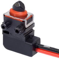 OMRON ELECTRONIC COMPONENTS D2EW-B02MR BY OMR Microswitch, Sealed, Ultra Subminiature, Pin Plunger, SPST-NC, Wire Leaded, 100 mA, 12 V