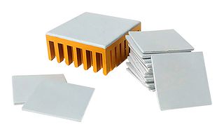 MULTICOMP PRO MP-TG-A1780-120-0.5 Thermal Pad, 6000000Mohm-m, 17.8m.K, Silicone, 120mm x 120mm x 0.5mm