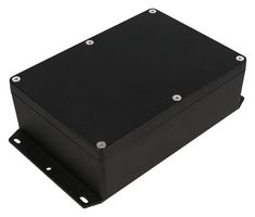 HAMMOND 1550Z101FBK Metal Enclosure, w/ Flange, Instrument, Diecast Aluminium, 50 mm, 45 mm, 30 mm, IP66, IP67, IP68