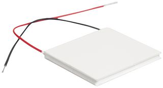 MULTICOMP PRO MP-APC-127-10-15-S-F4 Cycling TE Module, 3 A, 15.7 V, 32.5 W, 4 ohm, 77 °C, 22 AWG Red & Black Wire, 30 x 30 x 3.85mm