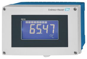ENDRESS+HAUSER RID16-BA2A2I2I8 Fieldbus Indicator, with Mounting Kit Wall/Tube, 5 Digit, -40 to 80 °C, 9 to 32 VDC, RID16 Series