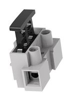 MULTICOMP PRO MP015247 Panel Mount Barrier Terminal Block, 1 Row, 1 Way, Range 22 AWG to 14 AWG, 10 mm, 6.3 A