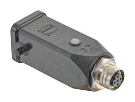 HARTING 10810071142 Heavy Duty Connector, IP54, 2 Contact fused, Han Protect Series, Cable Mount, Plug, 4 Contacts, Pin