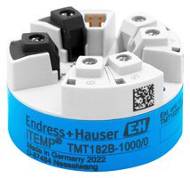 ENDRESS+HAUSER TMT182B-AAA1AABA1 Temperature Transmitter, HART, Analogue/4-20mA, RTD/TC, -200-850 °C, 10-36VDC, Head Mount/DIN Rail