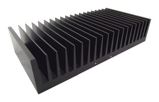 FISCHER ELEKTRONIK SK 85 75 SA Heat Sink, Standard Extruded, Black Anodized, 1.2 °C/W, 160 mm, 40 mm, 75 mm
