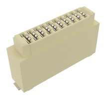 AMPHENOL COMMUNICATIONS SOLUTIONS 10159561-A00441RLF Mezzanine Connector, 20mm Stack Height, Receptacle, 2 mm, 1 Rows, 10 Contacts