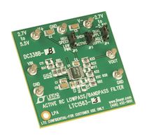 ANALOG DEVICES DC338B-B Demonstration Board, LTC1563-3CGN, Fourth Order, Active RC Low Pass Filter