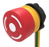 EAO 84-5340.0040 Emergency Stop Switch, DPST-NC, Twist to Release, Cable, 3 A, 120 V