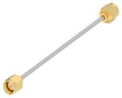 TE CONNECTIVITY 2480661-2... RF / Coaxial Cable Assembly, 4 ", 101.6 mm, EPC-086 Semi-Flex, SMA Plug, SMA Plug, 50 ohm