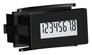 TRUMETER 6320-0500-0000 Panel Mount Timer, 0.1 s, 9999999.9 h, 22.6 mm, 45.5 mm