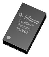INFINEON IGC033S101XTMA1 Gallium Nitride (GaN) Transistor, 100 V, 76 A, 3300 µohm, 11 nC, VSON, Surface Mount
