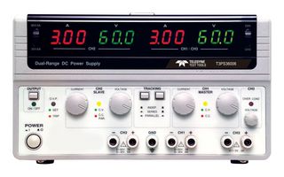 TELEDYNE LECROY T3PS36006 Bench Power Supply, Adjustable, 3 Output, 0 V, 120 V, 0 A, 3 A