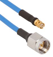 AMPHENOL SV MICROWAVE 7012-1321 RF / Coaxial Cable Assembly, 6 ", 152.4 mm, 0.085" Semi Rigid, SMA Plug, SMP Jack, 50 ohm