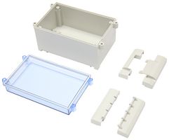 MULTICOMP PRO MP015494 Plastic Enclosure, Hinge Type, Multipurpose, ABS, Polycarbonate, 94 mm, 106 mm, 166 mm, IP65