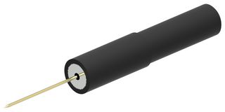 MULTICOMP PRO MP-0.6-NABL Test Accessory, Black, 60VDC, 1A, 0.6mm Pin to 4mm Socket Adapter, Test Equipments
