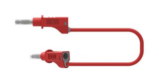 CAL TEST ELECTRONICS CT2151-200-2 Banana Test Lead, 13 AWG, 4mm Stackable Banana Plug, Retractable Sleeve