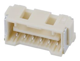 MOLEX 502494-0670 PCB Receptacle, Wire-to-Board, 2 mm, 1 Rows, 6 Contacts, Female Receptacle, Surface Mount