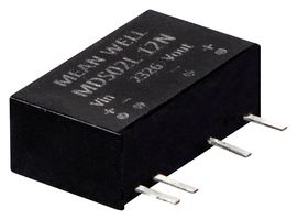 MEAN WELL MDS02L-03N Isolated Through Hole DC/DC Converter, ITE, Industrial & Medical, SIP, 2 W, 1 Output, 3.3 V