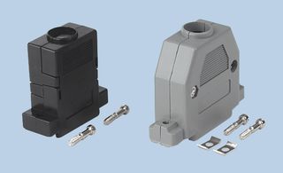 MH CONNECTORS MHCCOV-9SCL-LG D Sub Backshell, Grey, MHCCOV-SC, DE, 180°, Plastic Body