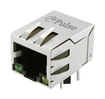 PULSE ELECTRONICS JXD0-9015NL Modular Connector, Y & G, Latch Down, RJ45 Jack, 1 x 1 (Port), 8P8C, Through Hole Mount