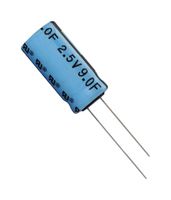 EATON ELECTRONICS M0820-2R5205-R Supercapacitor, 2 F, 2.5 V, Radial Leaded, -20%, +80%, 3.5 mm, 1000 hours @ 60°C