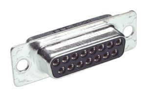 ITT CANNON DA-15S-A191-A197 D Sub Connector, Standard, Receptacle, ORIGINAL D Series, 15 Contacts, DA, Solder Cup