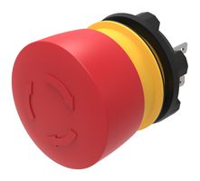 EAO 84-5530.0020 Emergency Stop Switch, SPST-NO, SPST-NC, Twist to Release, Plug In, 1.5 A, 250 V