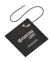 KYOCERA AVX 9000352F0-AA10L0050 RF Antenna, 5.925 to 7.125GHz, Bluetooth/Wi-Fi 6E/WLAN/Zigbee, Adhesive/MHF Connector, 50mm Cable