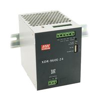 MEAN WELL XDR-960E-24 AC/DC DIN Rail Power Supply (PSU), ITE, Industrial & Laboratory Equipment, 1 Output, 960 W, 24 V